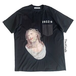Givenchy Jesus Appliquéd T Shirt